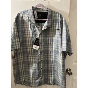 NWT Wrangler Men's All Terrain Gear Horizon Short Sleeve Shirt Size 3X